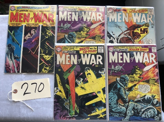 "All America Men of War" Comic Book Lot