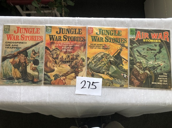 "Jungle War Stories and Air War Stories" Comic Book Lot