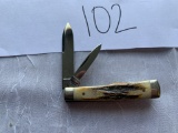 Schatt & Morgan 2 Blade Gunstock Knife
