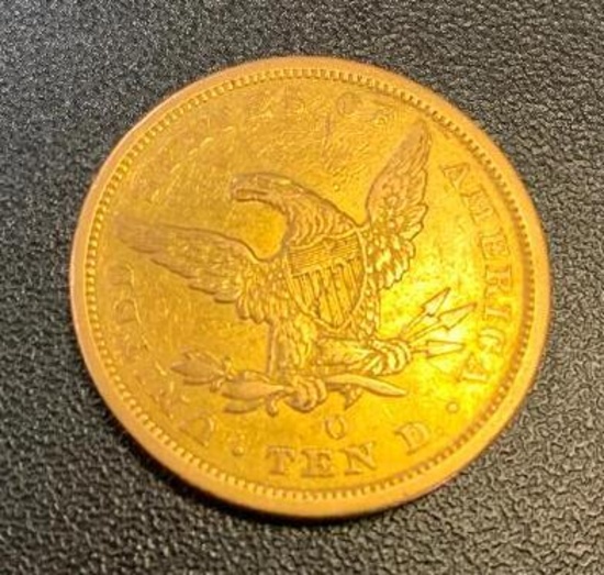 1843 U.S. Ten Dollar Gold Coin