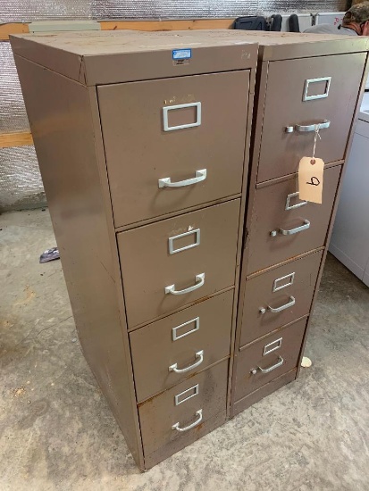 4 Drawer File Cabinets (2 total)