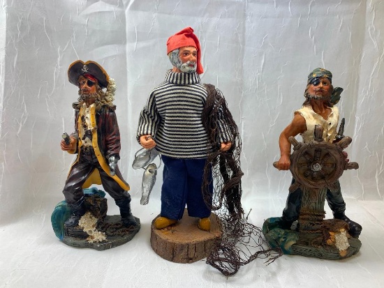 Pirate & Fisherman Figurines