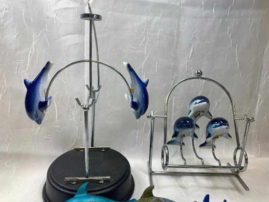 Perpetual Dolphins and Dolphin Figurines