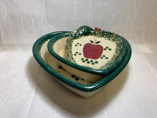 Apple Dish Plates (3)