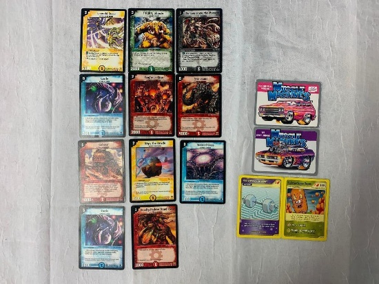 Pokemon Cards w/Duel Masters Trading Cards