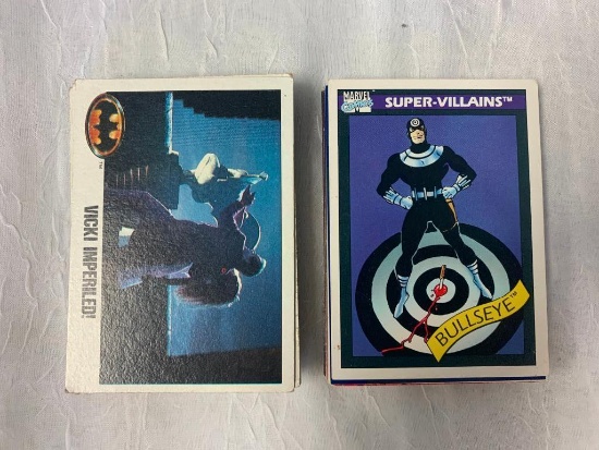 1989 Batman Trading Cards w/Marvel & DC Trading Cards