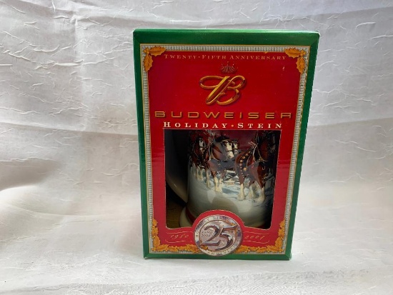 Budweiser Clydesdale Holiday Stein in Box