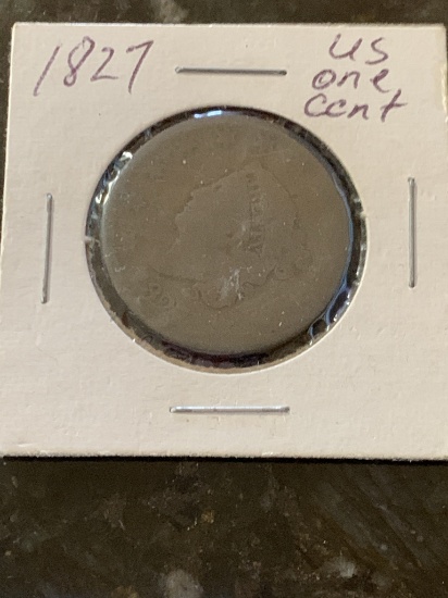 1827 US One Cent Piece