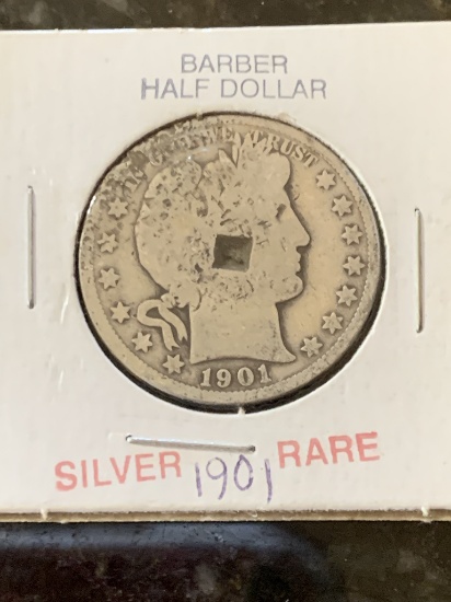 1901 Barber Half Dollar