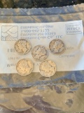 1941-45 Mercury Dime Year Set