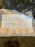 1941-1945 Mercury Dime Year SEt