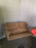 Wooden Porch Swing