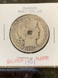 1901 Barber Half Dollar