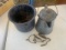 Enamal Coffee Pot, Enamel Bean Pot, Spurs