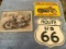 3 Tin Signs