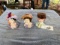 2 Lady Heads and 1 Lady Vase