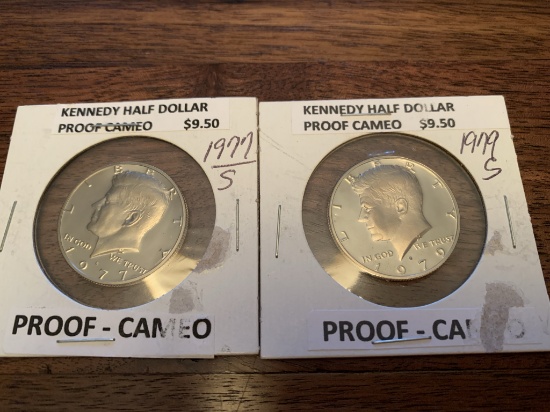 Kennedy Proof Cameo Half Dollars