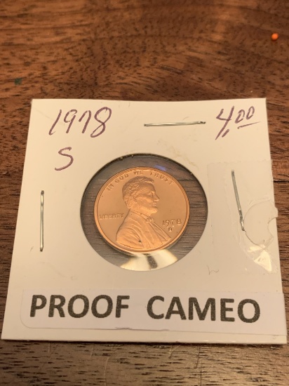 1978S Proof Cameo Penny