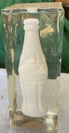 Cola-Cola Lucite Ice Sculpture