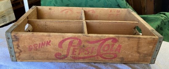 Pepsi Wooden Drink Crate