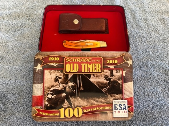 Schrade Old Timers Boyscouts 100 Anniversary Knive