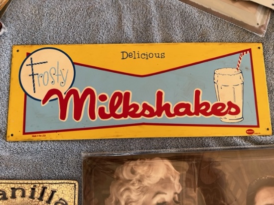 3 Metal Signs