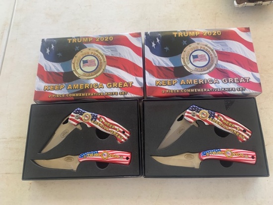 Trump 2020 Commemorative Knife Set