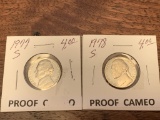 1977S & 1978S Nickel Proof Cameos