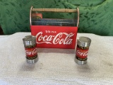 Coca-Cola Picnic Caddy w/Salt and Pepper Shakers