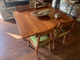 Drop-Leaf Dining Room Table w/4 Chairs