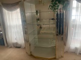 Mirrored Shelf/Cabinet