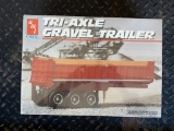Tri-Axle Gravel Trailer Model Kit