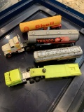 Toy Semi Trucks and Tanker Trailers