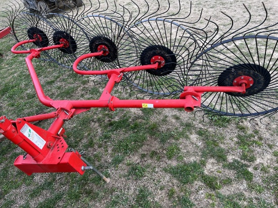 Enorossi RP 3 pt Hitch Wheel Rake