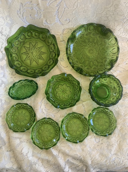 Green Moon and Stars