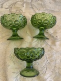 Green Moon and Stars Cups