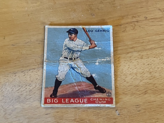 Lou Gehrig Baseball Card