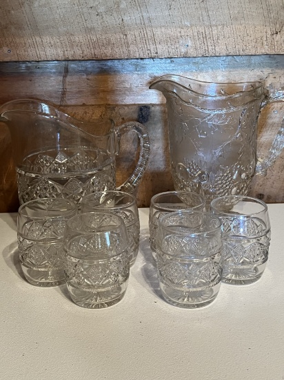 Clear Glassware-Pitchers and Glasses