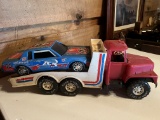 Richard Petty Rollback Truck and Race Car
