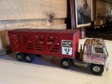 Ertl Semi and Livestock Trailer