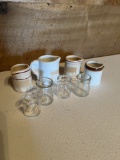 Mini Creamers and Glasses