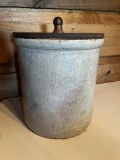 Louisville Pottery Crock w/Lid