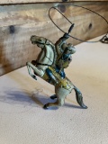 Lone Ranger Metal Windup Toy w/Working Lasso