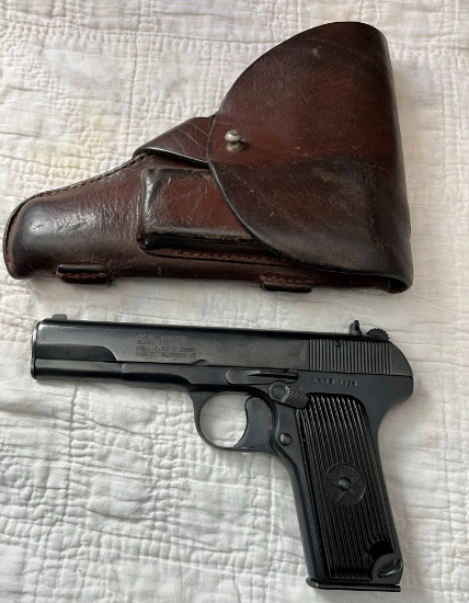 Pistol Model TTC 7.62x25mm in Holster