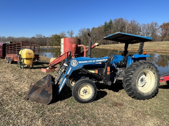 1998 NH 4630 Turbo Tractor w/Bushhog Loader