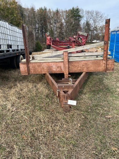 Bumper Hitch Flatbed Trailer