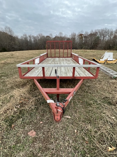 16' Trailer w/Landscape Gate