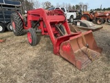 MF 6S Tractor w/Front End Loader