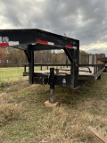 Gooseneck Flatbed Trailer w/Ramps