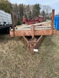 Bumper Hitch Flatbed Trailer